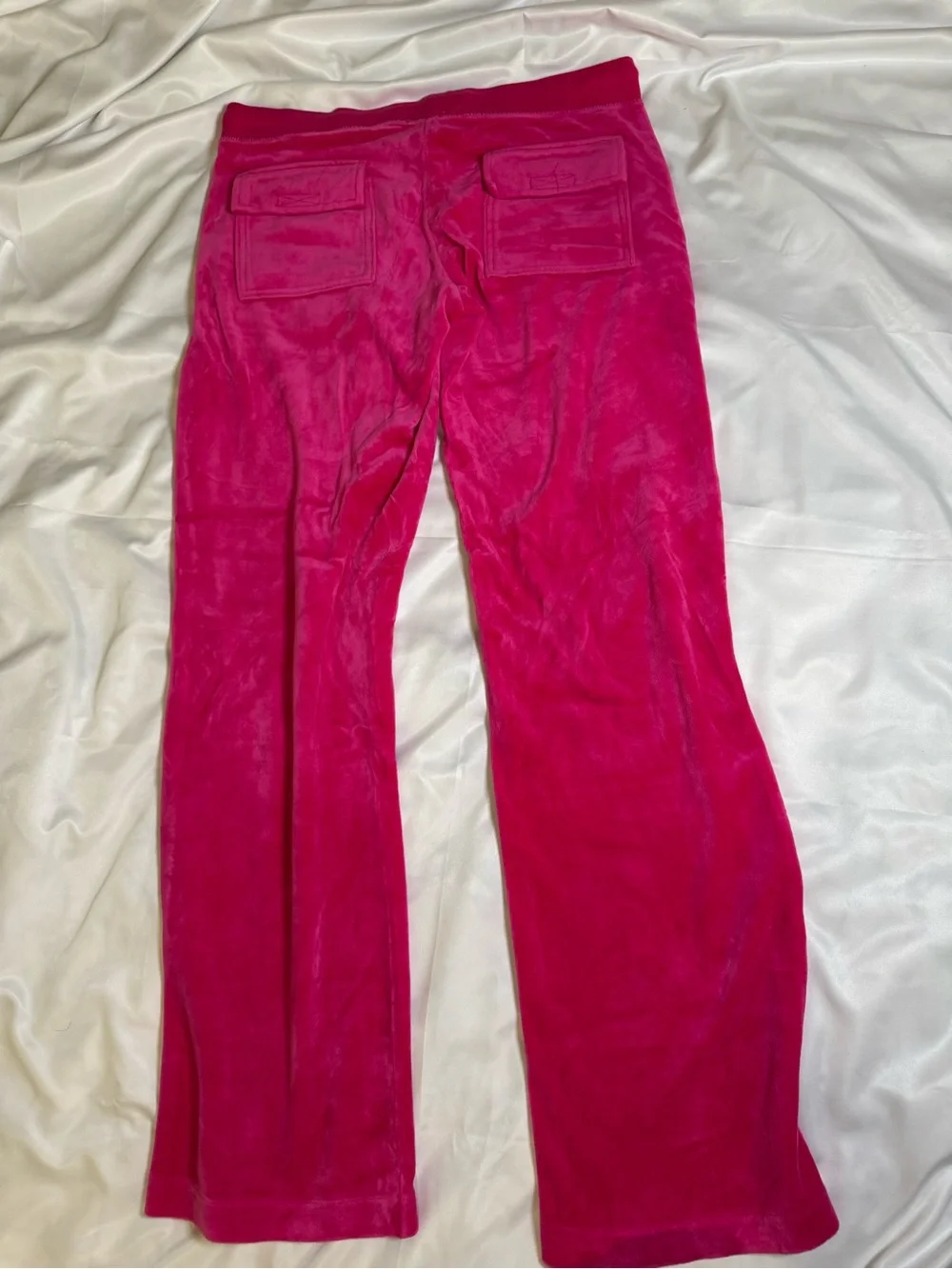 Ambiance Apparel Pink Velour Drawstring Lounge Pants, Large